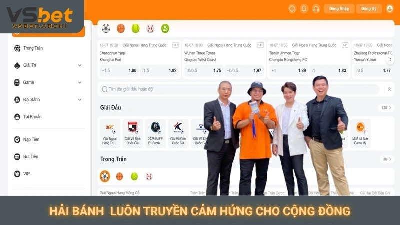Hải Bánh luôn truyền cảm hứng cho cộng đồng