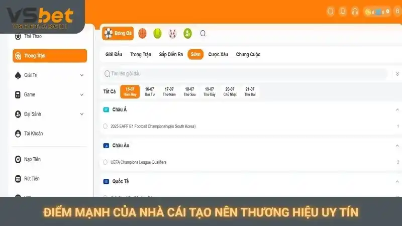 Trang chủ 25 Điểm mạnh của nhà cái tạo nên thương hiệu uy tín