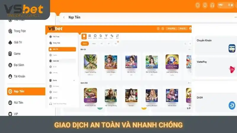 Trang chủ 26 Giao dịch an toàn và nhanh chóng
