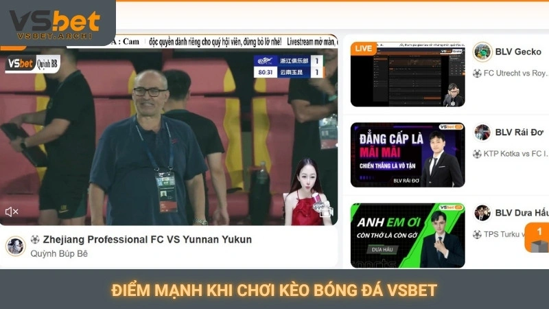 Kèo bóng đá Vsbet: Cập nhật tỷ lệ kèo nhà cái mới nhất 3 Điểm mạnh khi chơi kèo bóng đá Vsbet