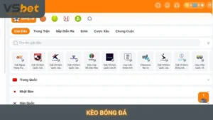 Kèo bóng đá Vsbet