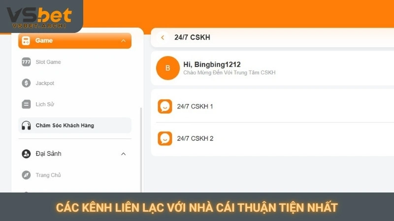 Các kênh liên lạc với nhà cái thuận tiện nhất