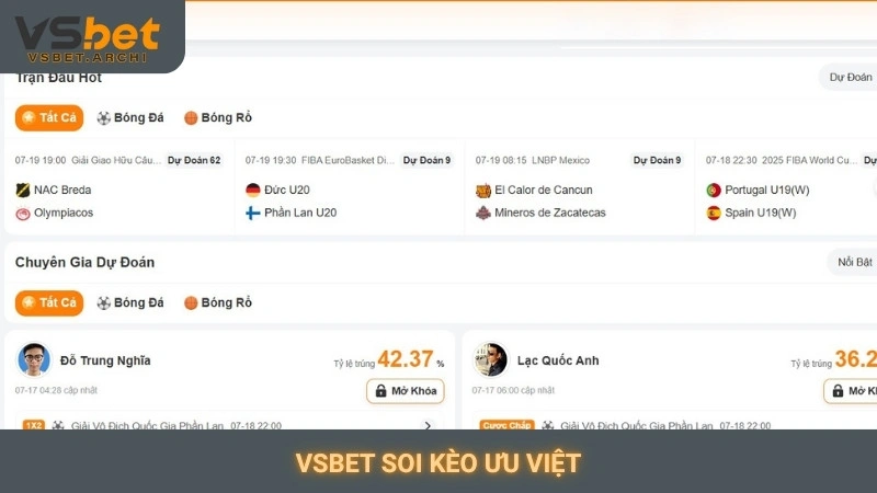 Soi kèo nhà cái Vsbet: Nhận định chuyên gia chính xác 3 Vsbet soi kèo ưu việt