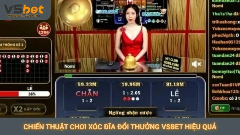 Chơi xóc đĩa online Vsbet: Giao diện dân gian, dễ chơi 3 Chiến thuật chơi xóc đĩa đổi thưởng Vsbet hiệu quả